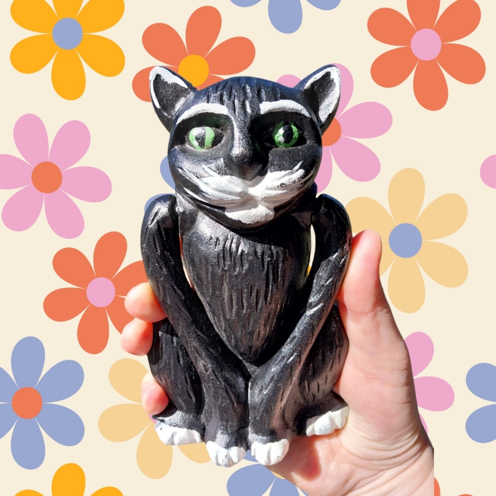 Iron Black Cat Door Knocker